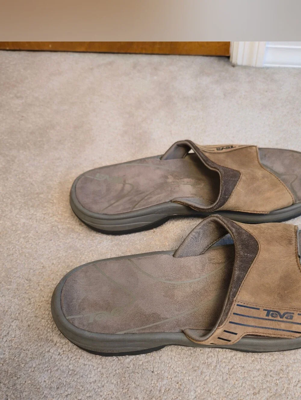 TEVA 1002120 JETTER MENS SIZE 11 SANDAL SHOES BROWN Langdon